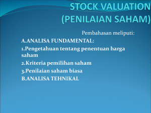 STOCK VALUATION