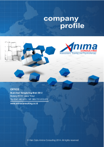 company profile - Anima Consulting