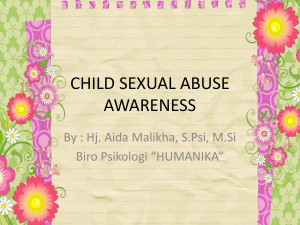 child sexual abuse awareness