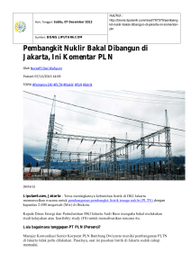 Pembangkit Nuklir Bakal Dibangun di Jakarta, Ini
