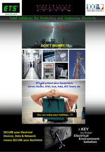 don`t worry - ETS - Electricity Treatment System