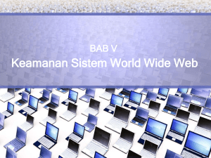 Keamanan Sistem World Wide Web