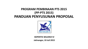 2. Slide Presentasi Panduan Penyusunan Proposal PP