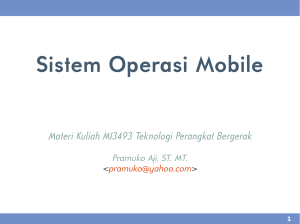 Sistem Operasi Mobile - elista:.