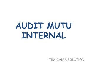 audit mutu internal
