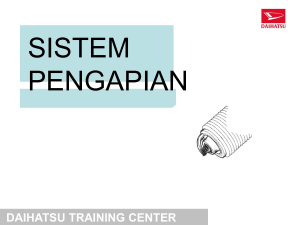 Sistem Pengapian XI Daihatsu Training Center