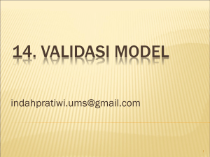 14. Validasi Model - Teknik Industri UMS