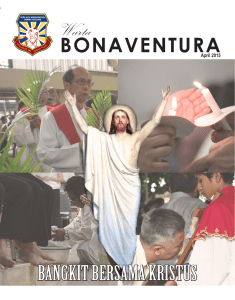 BONAVENTURAApril 2015 BANGKIT BERSAMA KRISTUS