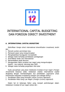 capital budgeting criteria