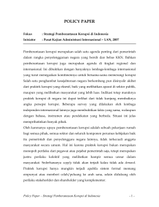 POLICY PAPER