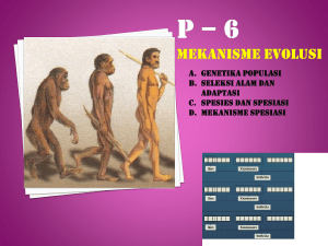 P * 6 MEKANISME EVOLUSI