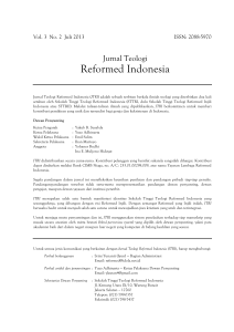 Reformed Indonesia - Covenantal Thoughts
