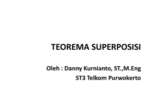 teorema superposisi - Danny Kurnianto