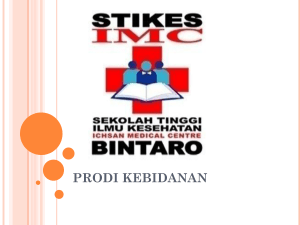 prodi kebidanan - STIKES IMC Bintaro