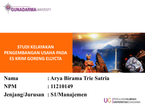 Nama : Arya Birama Trie Satria NPM : 11210149 Jenjang/Jurusan