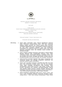undang-undang republik indonesia nomor 15 tahun 2003