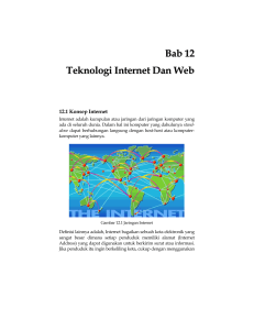 Bab 12 Teknologi Internet Dan Web