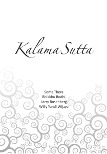 Kalama Sutta - DhammaCitta