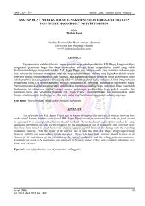 ISSN 2303-1174 Thelbic Lasut. Analisis Biaya Produksi… Jurnal