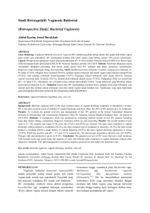 Vaginosis Bakterial - Journal of Universitas Airlangga