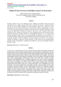 Format Karya Ilmiah (Contoh) - Open Journal Systems UIN Raden
