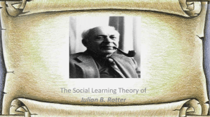 Teori Belajar Sosial Kognitif dari Rotter dan Mischel