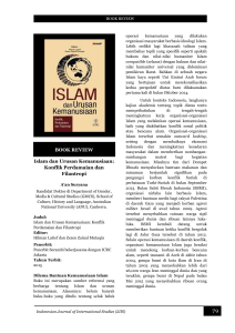 BOOK REVIEW Islam dan Urusan Kemanusiaan