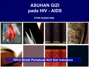 Asuhan Gizi pada HIV-AIDS