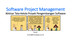 Manajemen Proyek Software