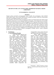 Jurnal Ilmu Hukum Legal Opinion Edisi 5, Volume 3