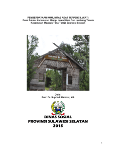 dinas sosial provinsi sulawesi selatan 2015