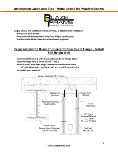 Installation Guide and Tips - Metal Deck/Fire Proofed