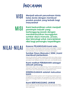 Poster Vision Mission A4 Indonesia