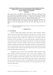 Abstract - Journal Unisma (Universitas Islam "45") Bekasi