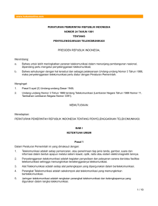 peraturan pemerintah republik indonesia nomor 24