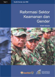 Tool 1 - Security Sector Reform and Gender