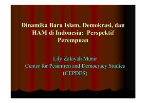 Dinamika Baru Islam, Demokrasi, dan HAM di Indonesia: Perspektif