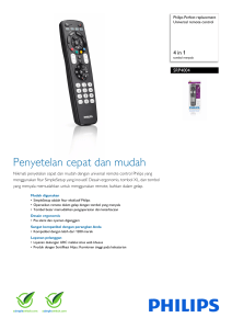 SRP4004/86 Philips Universal remote control