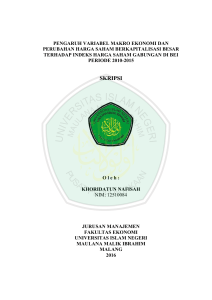 IHSG - Etheses of Maulana Malik Ibrahim State Islamic University