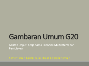 Gambaran Umum G20 - Kementerian Koordinator Bidang