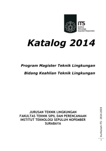 Katalog 2014 - Teknik Lingkungan ITS
