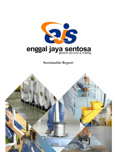 Laporan Keberlanjutan PT EJS 2015 Hal. 1