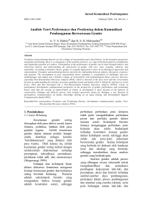 Analisis Teori Performance dan Positioning dalam