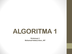 ALGORITMA 1
