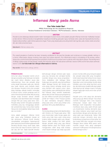 Inflamasi Alergi pada Asma