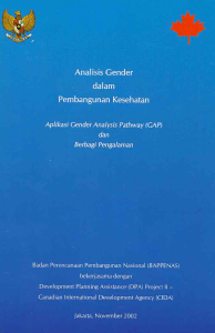 Buku 9-Analisis Gender dalam Pembangunan