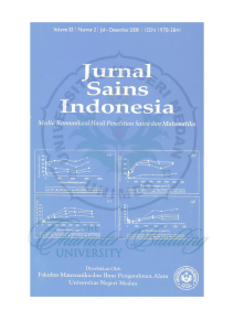 Jurnal Sa ins Indonesia - Digital Repository Universitas Negeri Medan