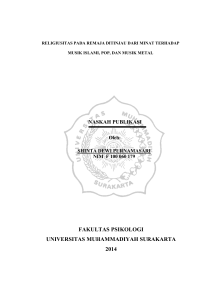 fakultas psikologi universitas muhammadiyah surakarta 2014