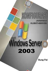 konfigurasi jaringan client-server windows server