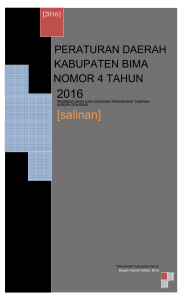 2016 [salinan] - JDIH Kabupaten Bima